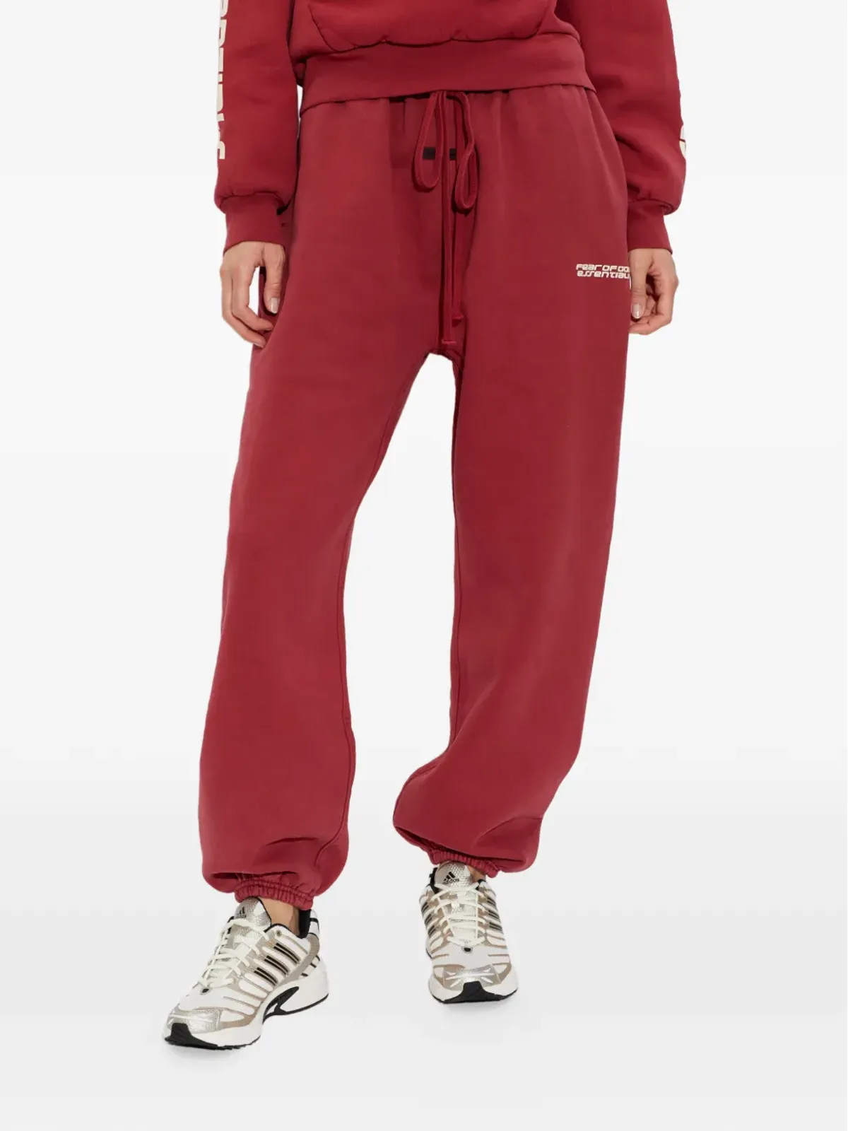 FEAR OF GOD ESSENTIALS ドローコード付きトラックパンツ - レッド - 画像3