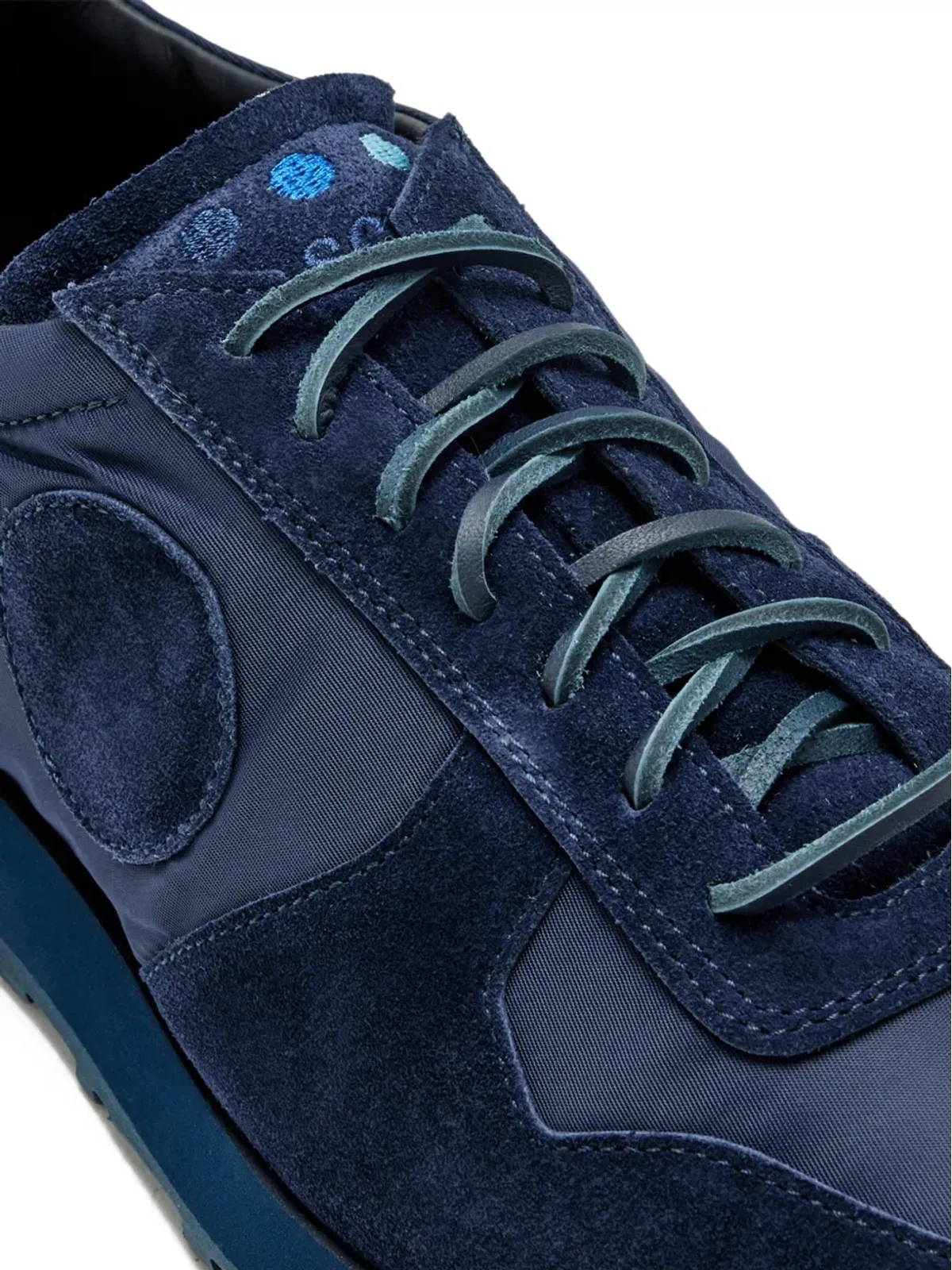 Blu Scarpa レースアップスニーカー ブルー - 画像4