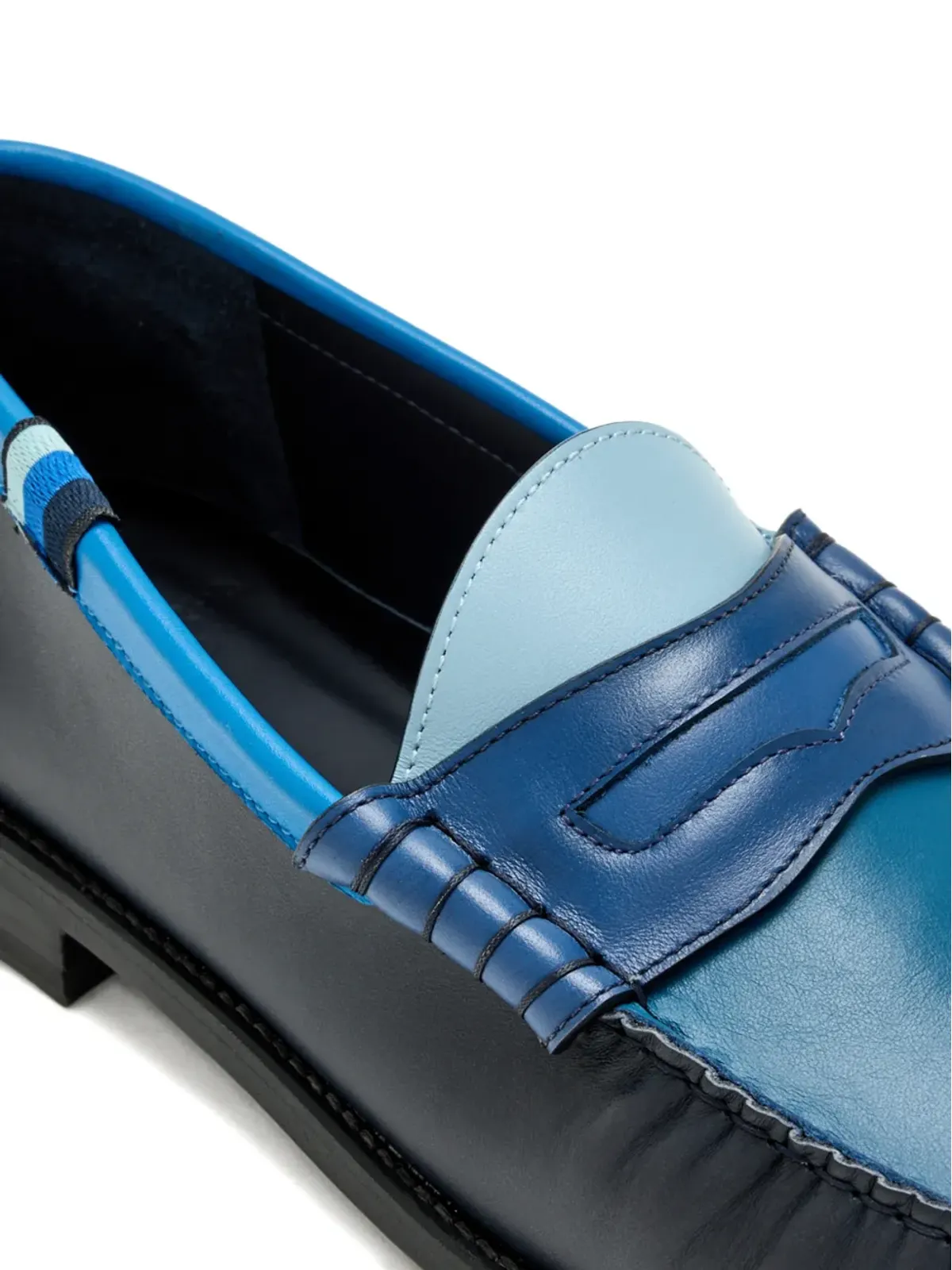Blu Scarpa ペニー・ストラップ ローファー - 画像4