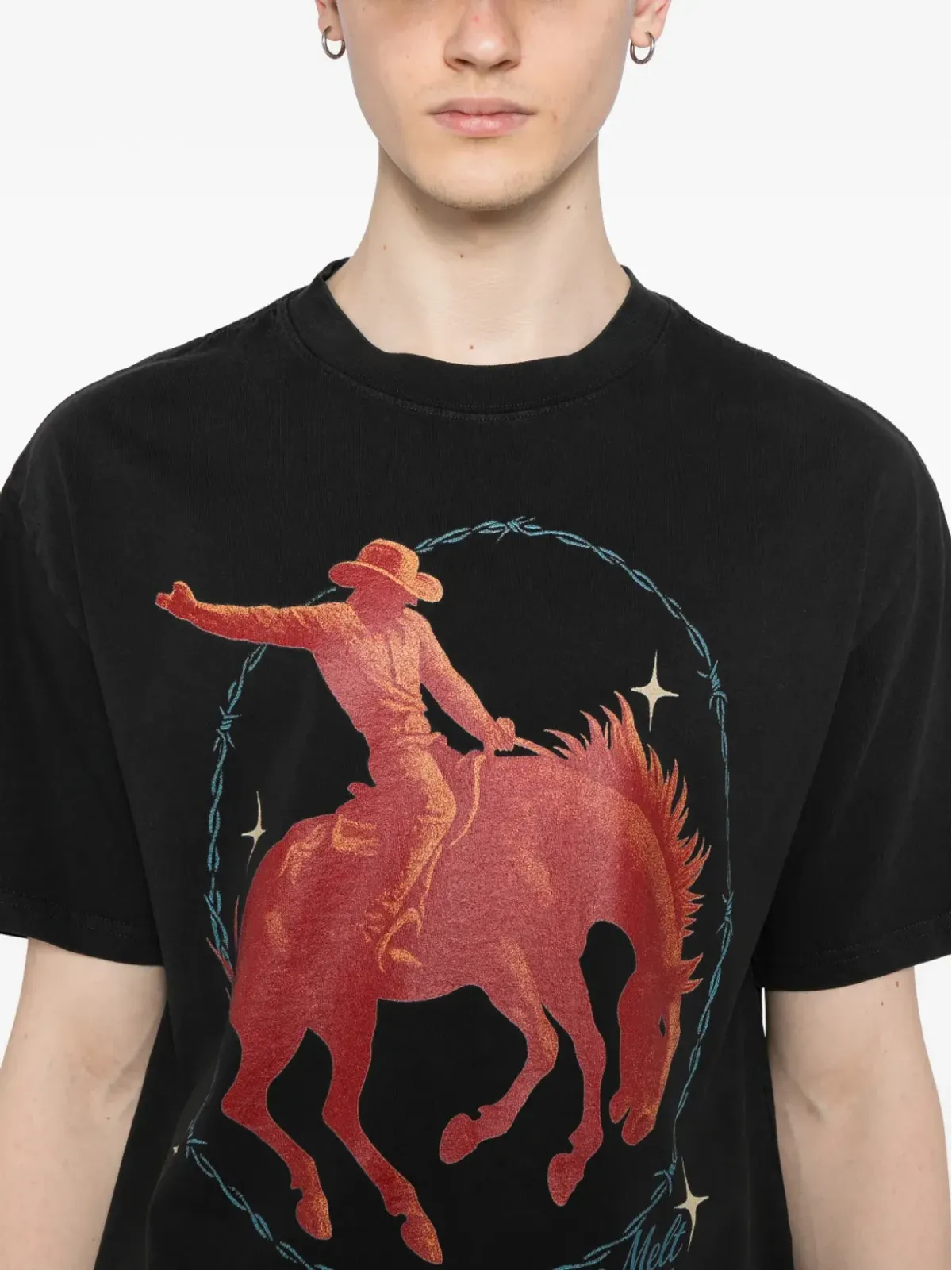 Melt 馬柄Tシャツ - 画像5