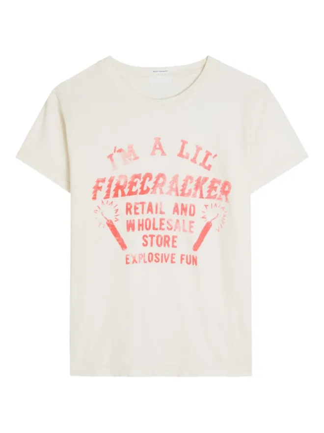 MOTHER MOTHER ボックス型グッディー グッディー ファイヤークラッカー グラフィックTシャツ - ニュートラルカラーの商品画像