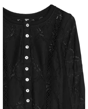 Free People Jae レースボタン付きトップス - サムネイル2
