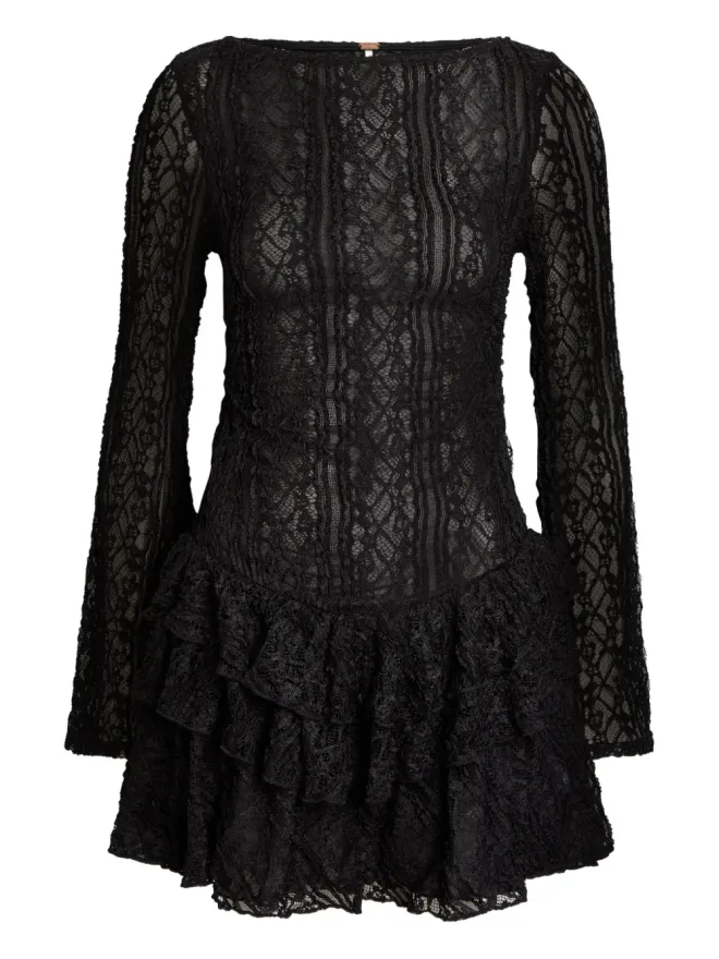 Free People Free People フリルレースのミニドレスの商品画像