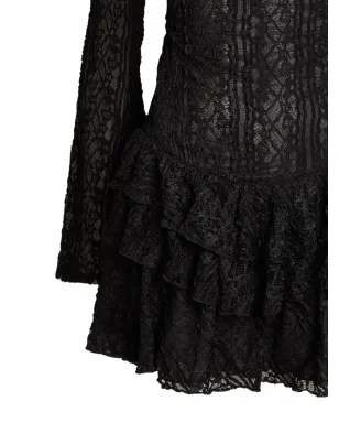Free People フリルレースのミニドレス - サムネイル2