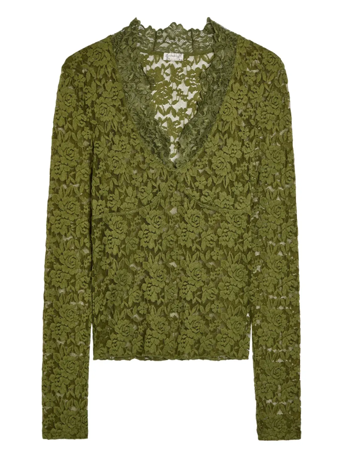 Free People All Day 花柄レーストップス - 画像1