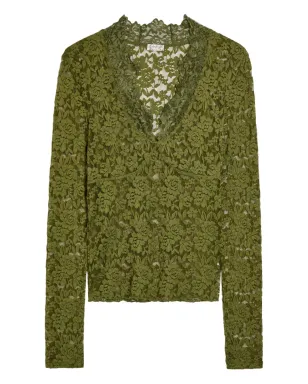 Free People All Day 花柄レーストップス - サムネイル1