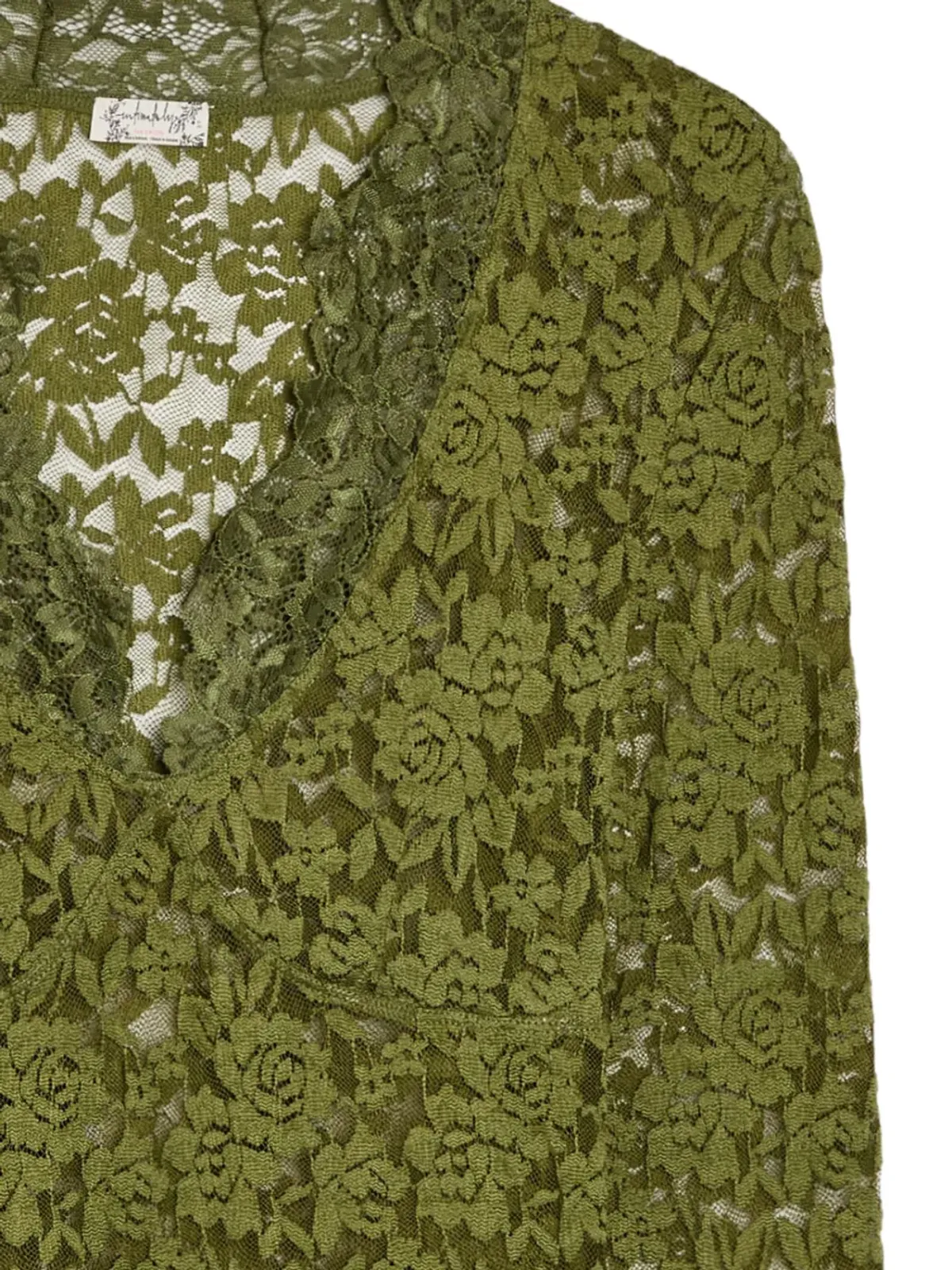Free People All Day 花柄レーストップス - 画像2
