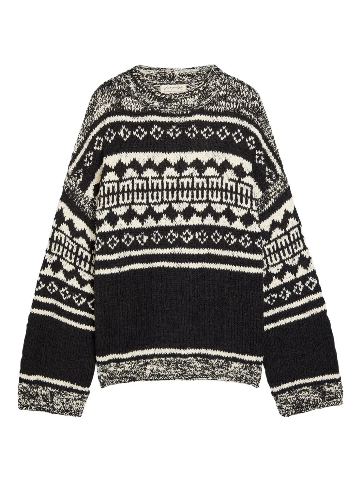 Free People Dani パターン柄ニット - 画像1