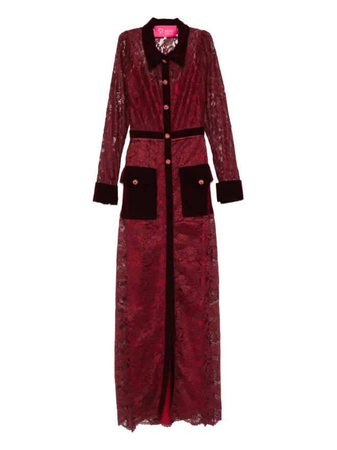 MIAU by Clara Rotescu MIAU by Clara Rotescu 赤のマキシドレスの商品画像