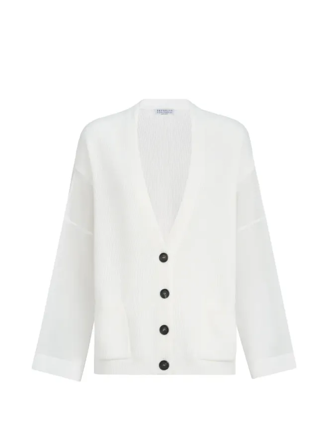 Brunello Cucinelli Brunello Cucinelli リブ編みカーディガンの商品画像