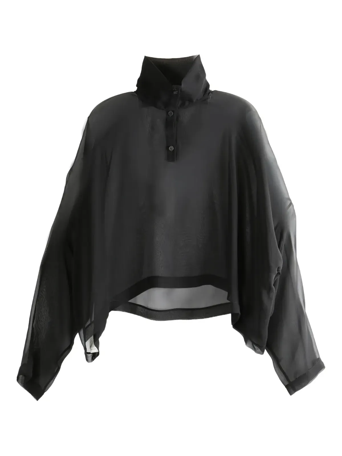 Rick Owens ジャンボタバード風シアーブラウス - 画像1