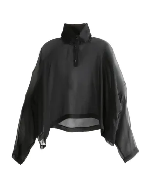 Rick Owens ジャンボタバード風シアーブラウス - サムネイル1