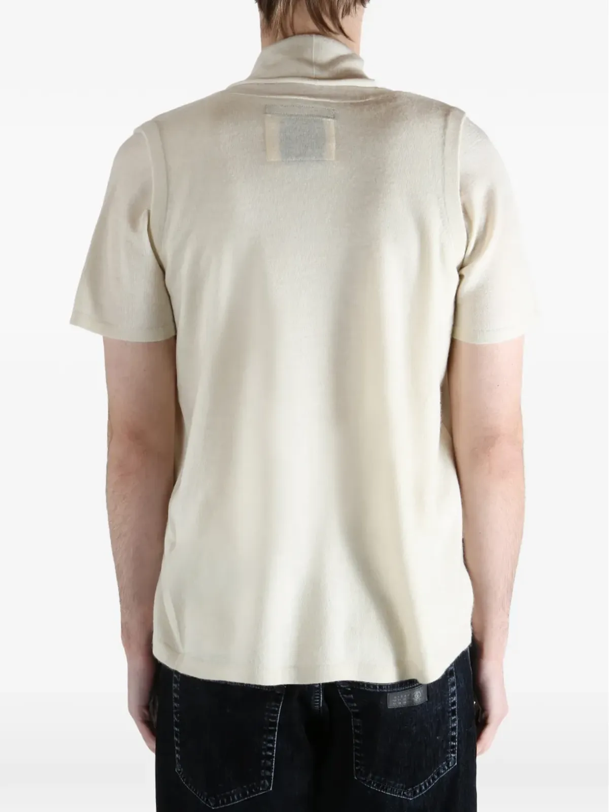Frenckenberger ショールネック Tシャツ - 画像4