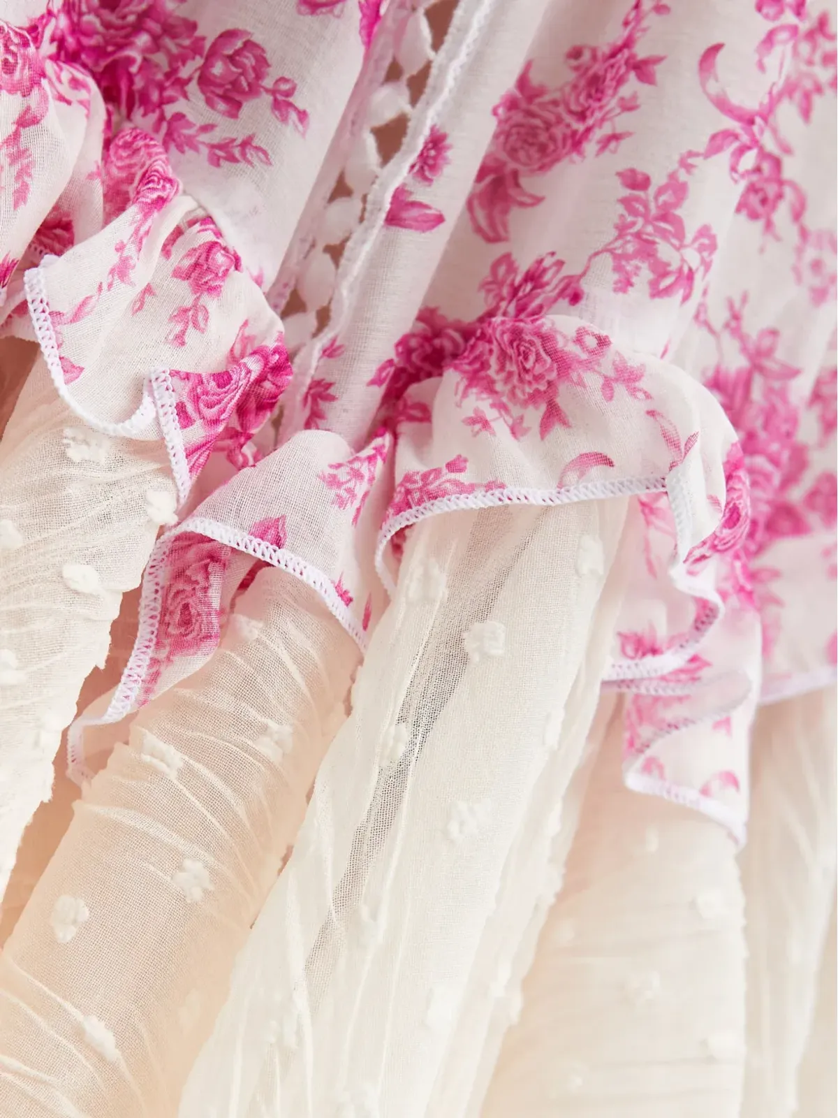 Chio 花柄レーススカート - 画像4