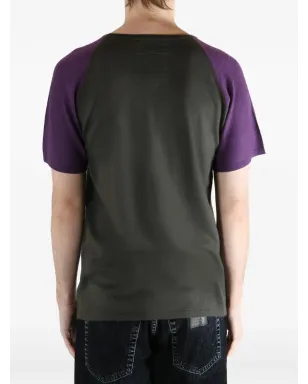 Frenckenberger グレーの半袖カラー・ブロックTシャツ - サムネイル4