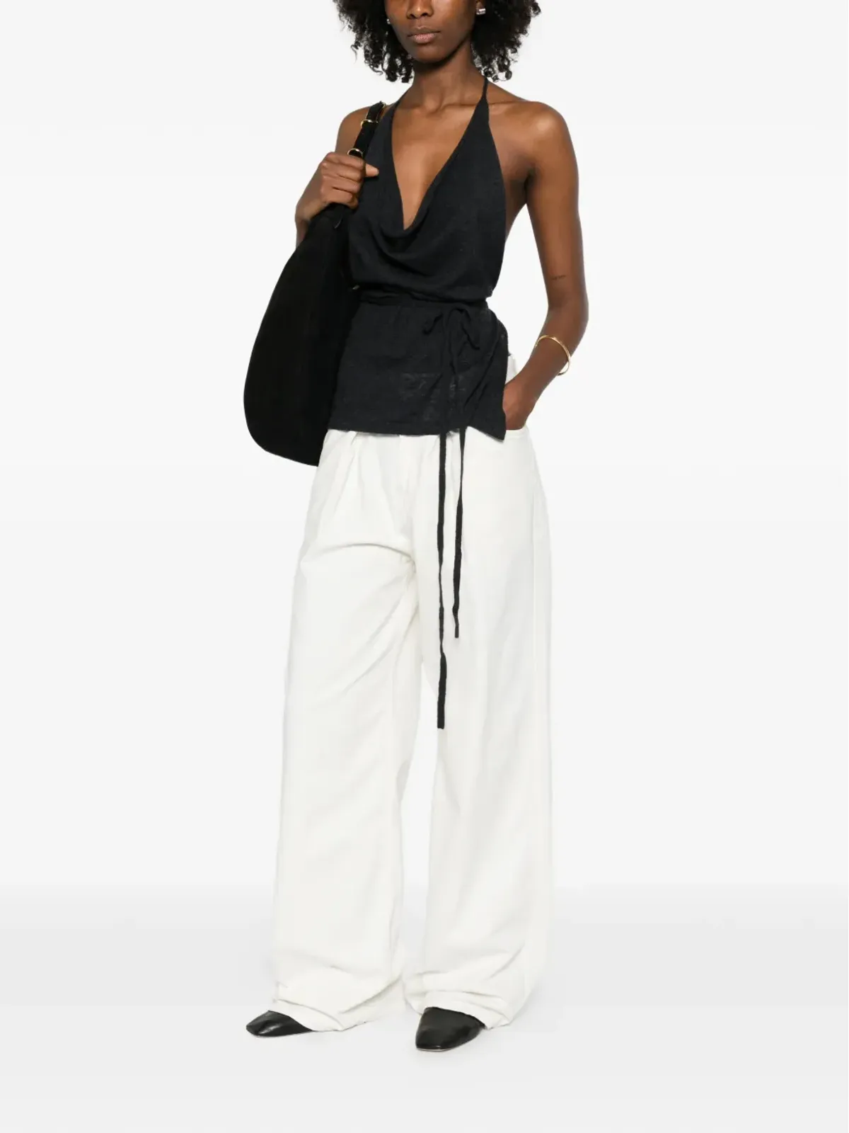 Cordera halterneck tie top - 画像2