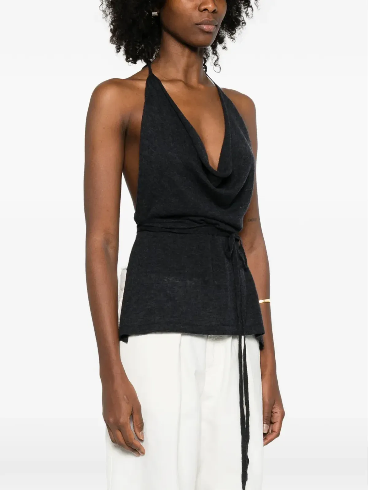 Cordera halterneck tie top - 画像3