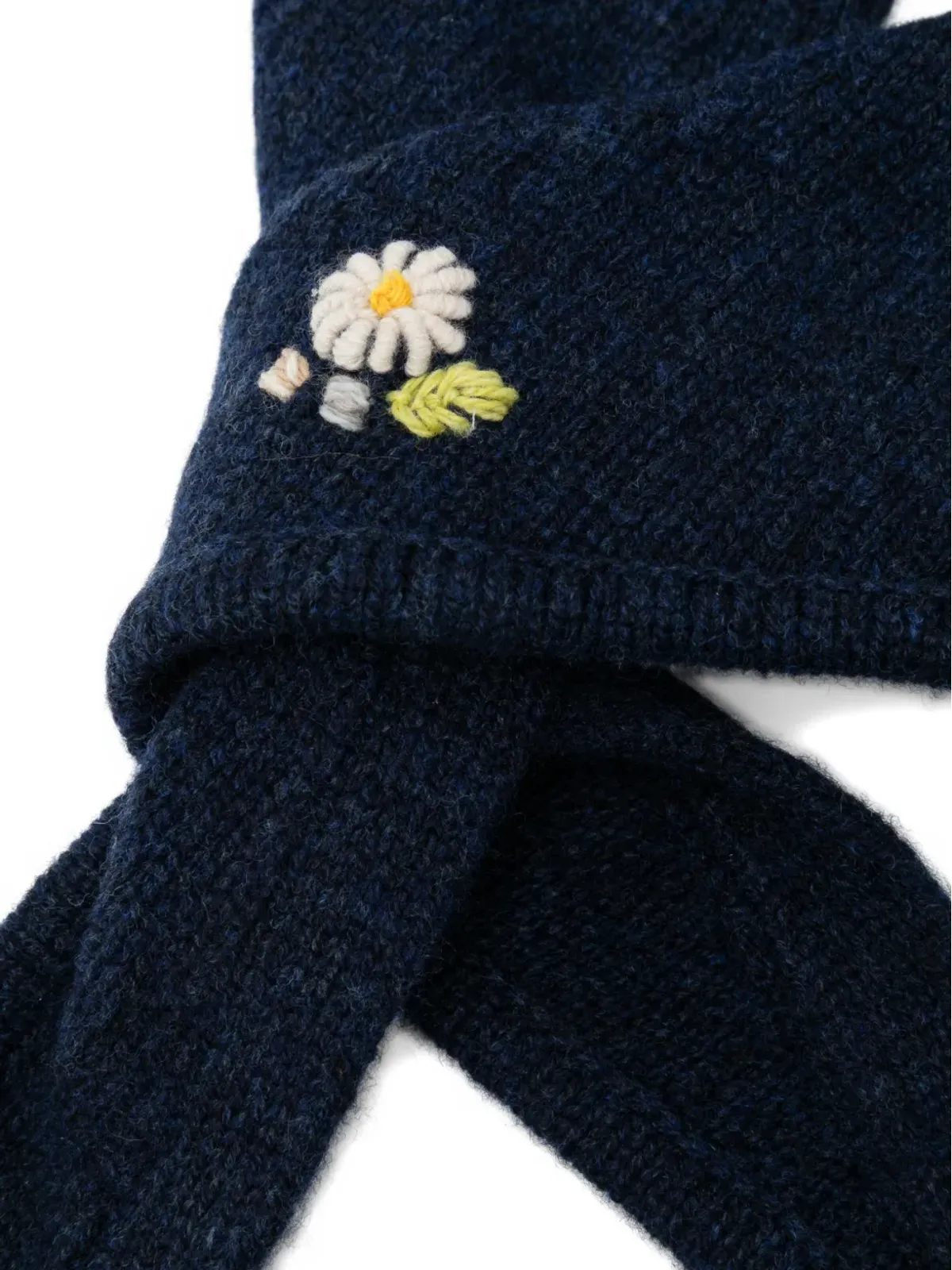 YANYAN KNITS デイジー刺繍入りハット - 画像3