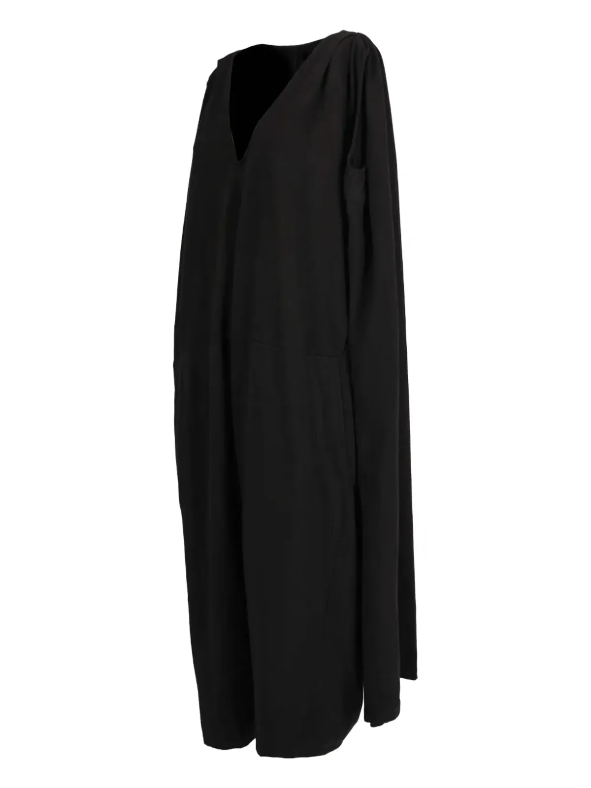 Rick Owens Vintage caped V-neck jumpsuit - Black - 画像3