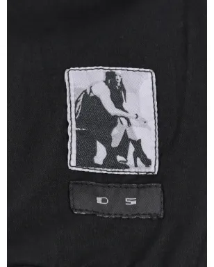 Rick Owens Vintage caped V-neck jumpsuit - Black - サムネイル4