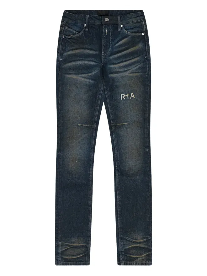 RTA RTA Bryant distressed skinny jeans - Blueの商品画像