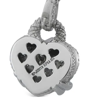 Judith Ripka ダイヤモンド ハートペンダント ネックレス（シルバー） - サムネイル2