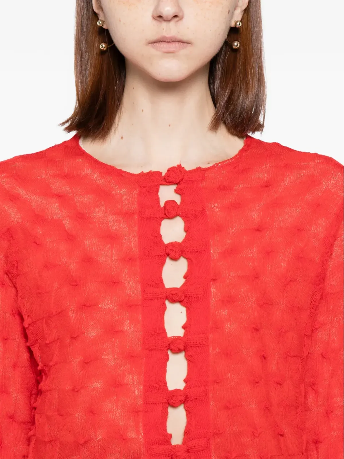 YANYAN KNITS Borlor カーディガン - 画像5