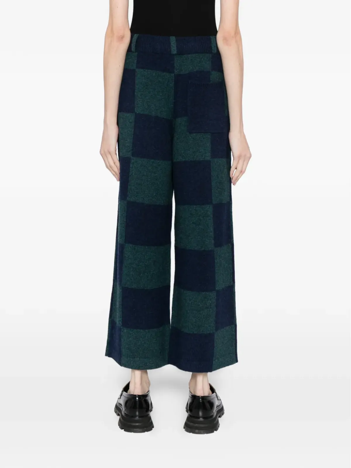 YANYAN KNITS チェック柄パンツ - 画像4