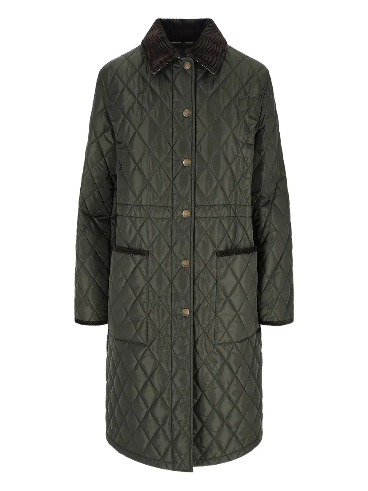 Burberry コーデュロイ襟付きコート - 画像1