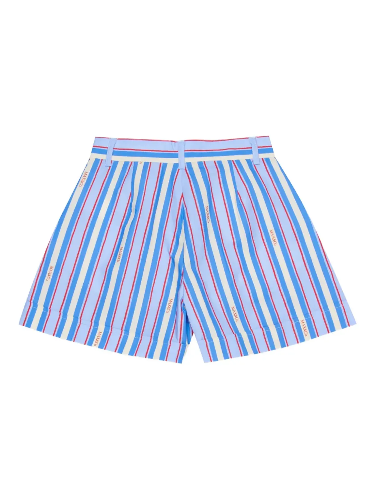 MAX&Co. Kids ロゴストライプショーツ - 画像2