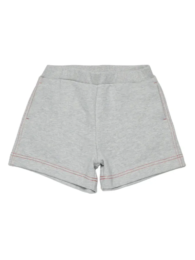 MAX&Co. Kids MAX&Co. Kids グレーのロゴ入りエラスティックウエストショーツの商品画像