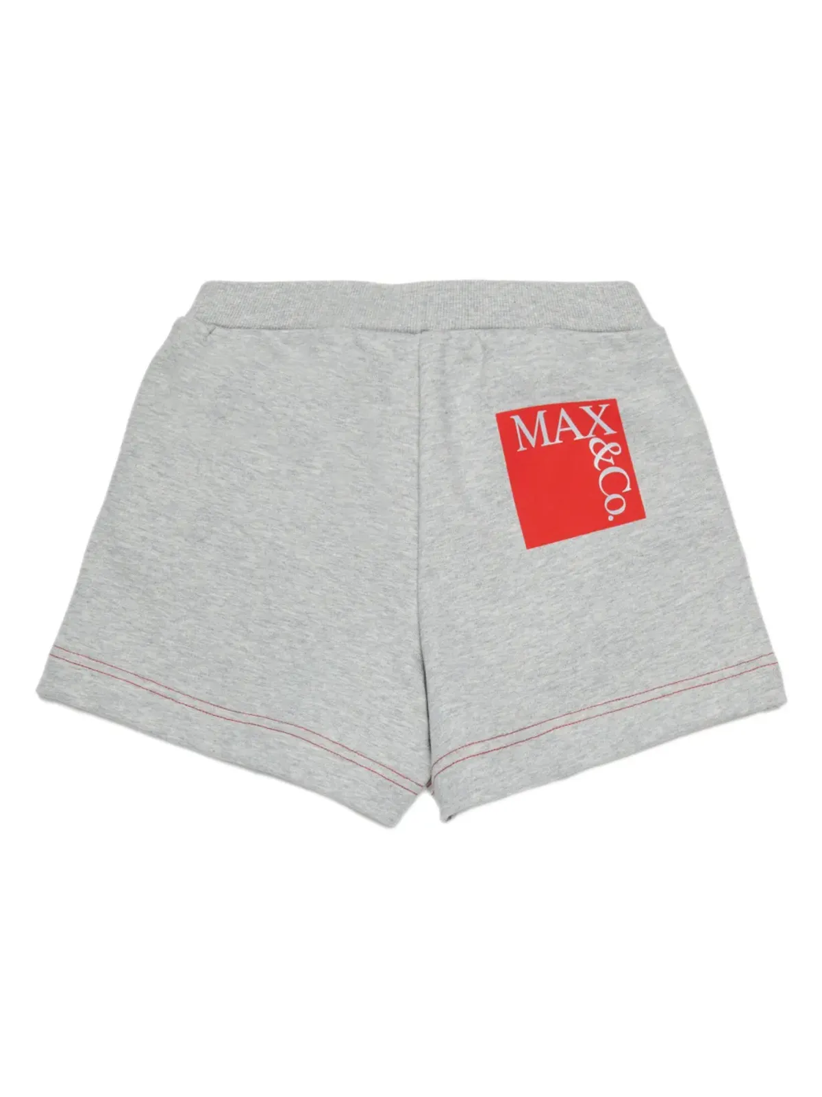 MAX&Co. Kids グレーのロゴ入りエラスティックウエストショーツ - 画像2