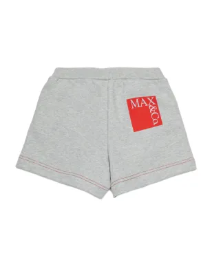 MAX&Co. Kids グレーのロゴ入りエラスティックウエストショーツ - サムネイル2