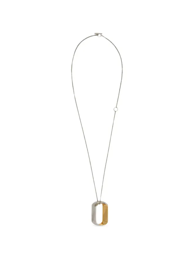 Jil Sander Jil Sander ツートーン ペンダントネックレスの商品画像