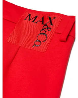 MAX&Co. Kids ロゴ入りワイドレッグパンツ - サムネイル4