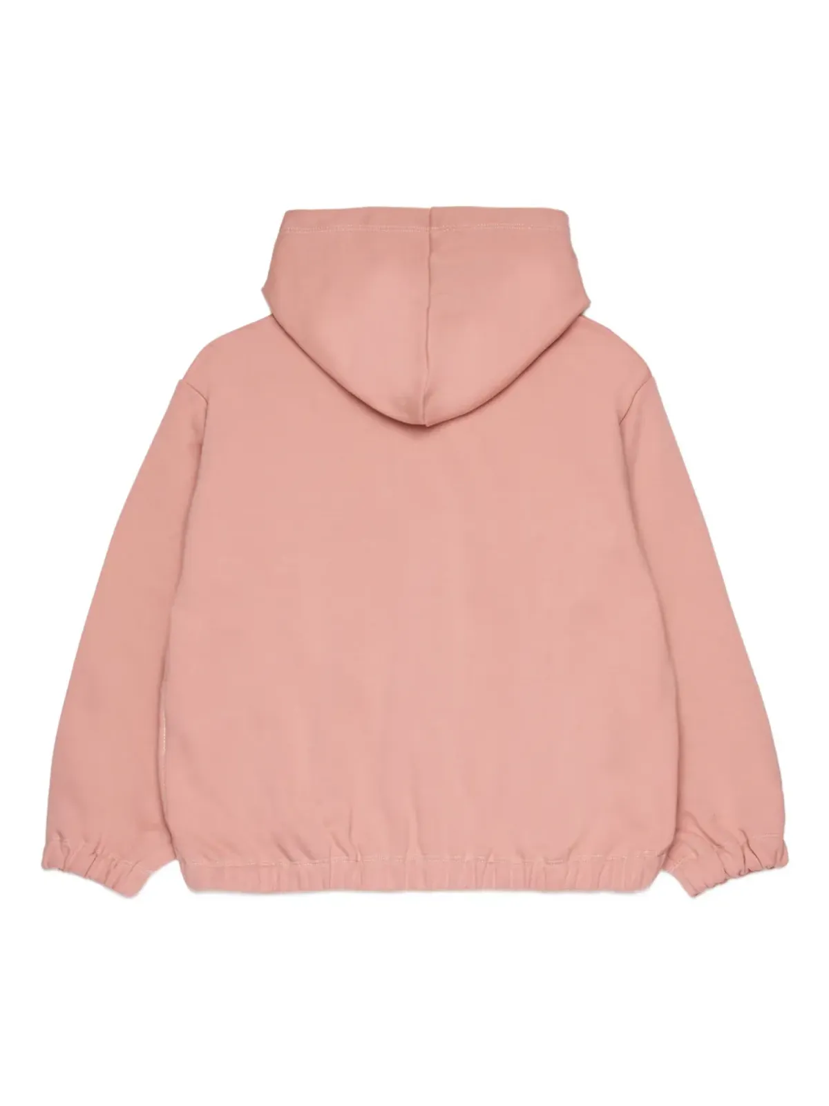 MAX&Co. Kids ジップアップ ロゴフードパーカー - ピンク - 画像2