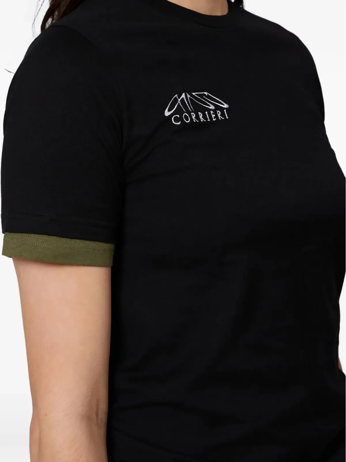 Gina Corrieri ロゴプリント レイヤードTシャツ - 画像4