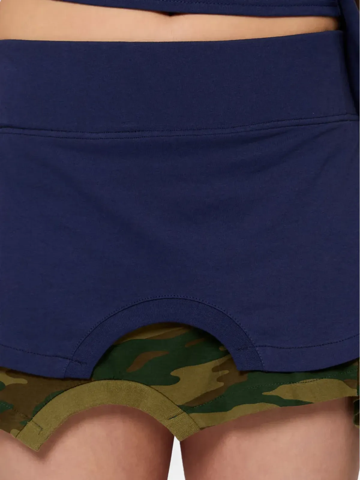 Gina Corrieri レイヤードエラスティケーテッドミニスカート - 画像4