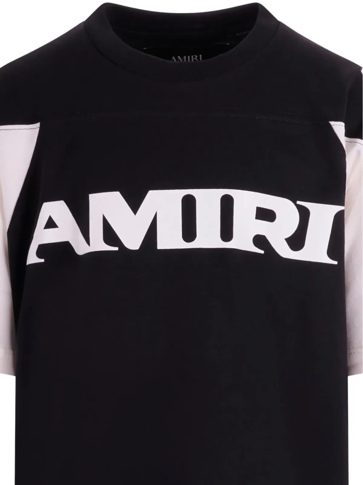 AMIRI KIDS ロゴプリント カラーブロック Tシャツ - 画像3
