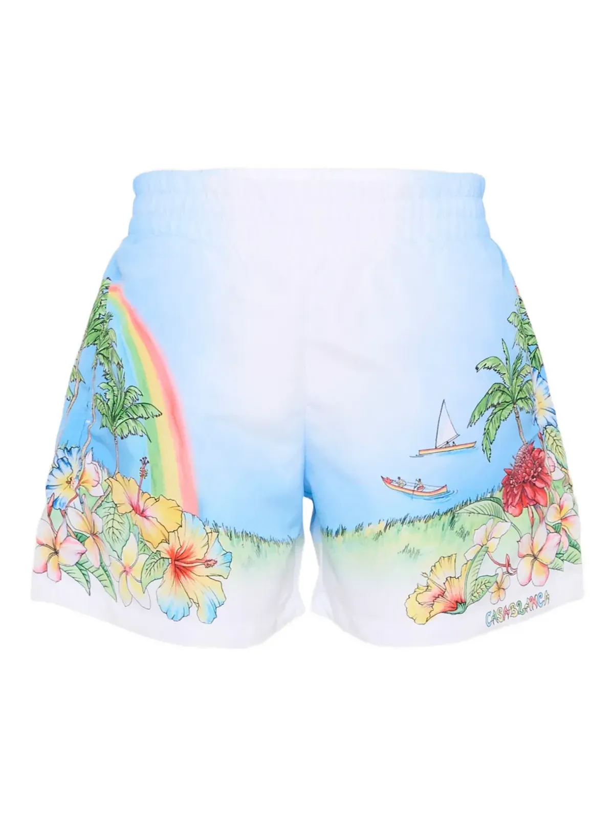 CASABLANCA KIDS 花柄プリント・スイムショーツ - 画像1