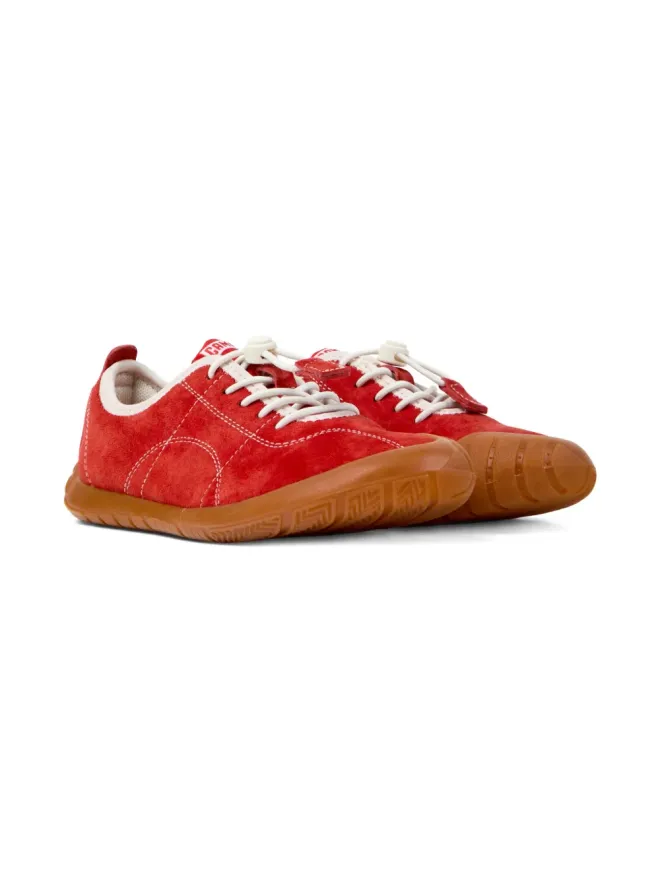 Camper Kids Camper Kids Peu Path nubuck lace-up sneakers - Redの商品画像