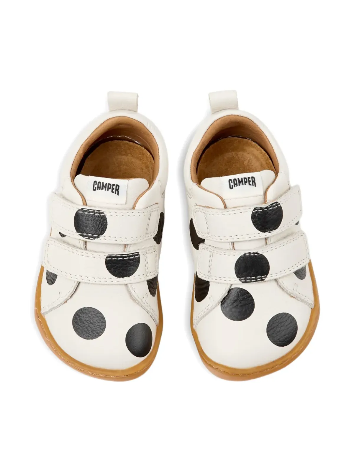 Camper Kids ツインズ ダブルストラップ スニーカー - Neutrals - 画像4