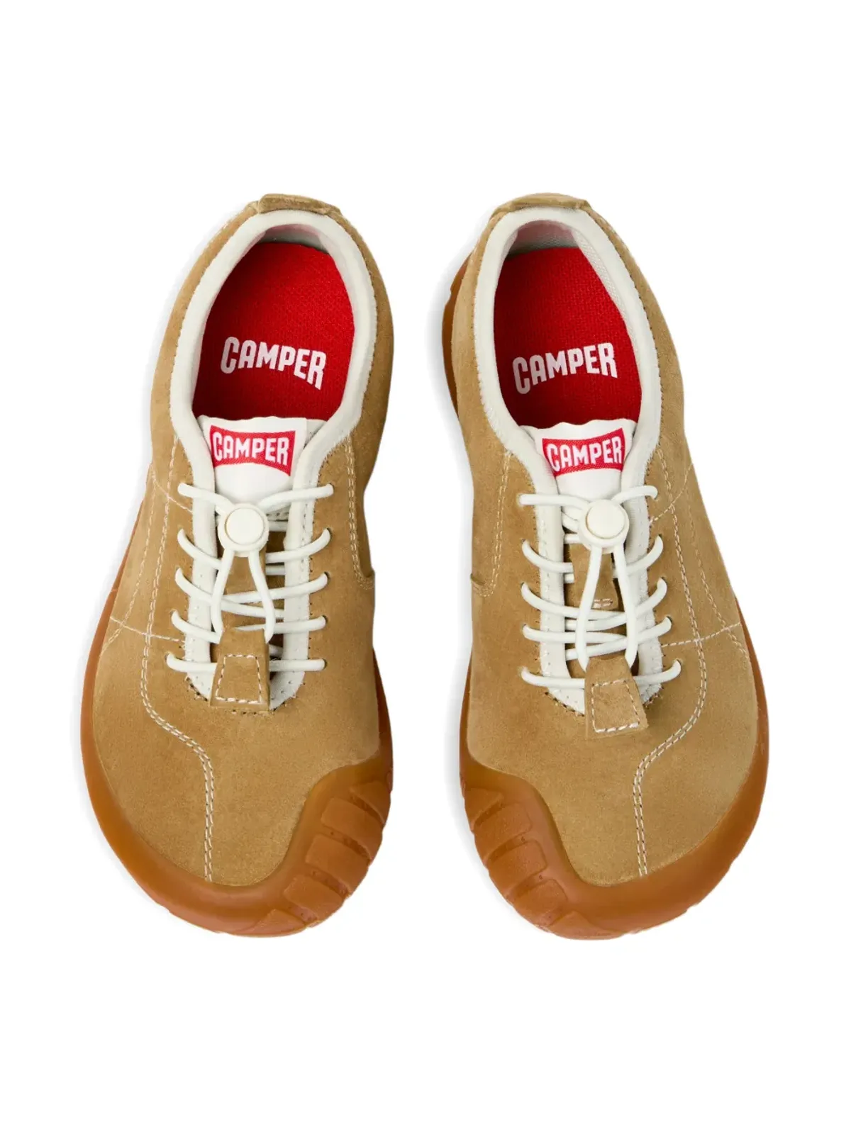Camper Kids Peu Path nubuck sneakers - Brown - 画像4