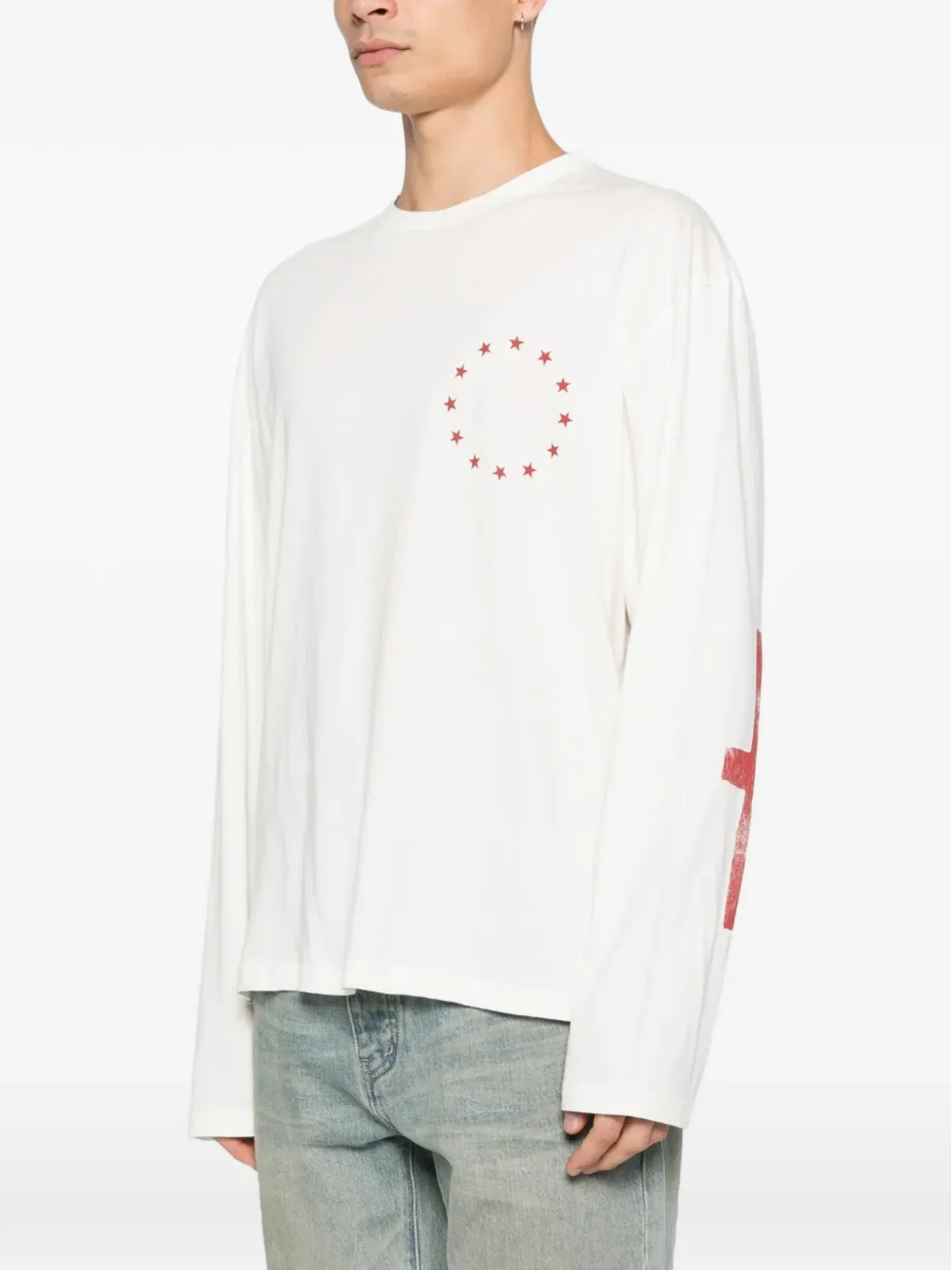 COLE BUXTON 星柄プリントTシャツ - 画像4