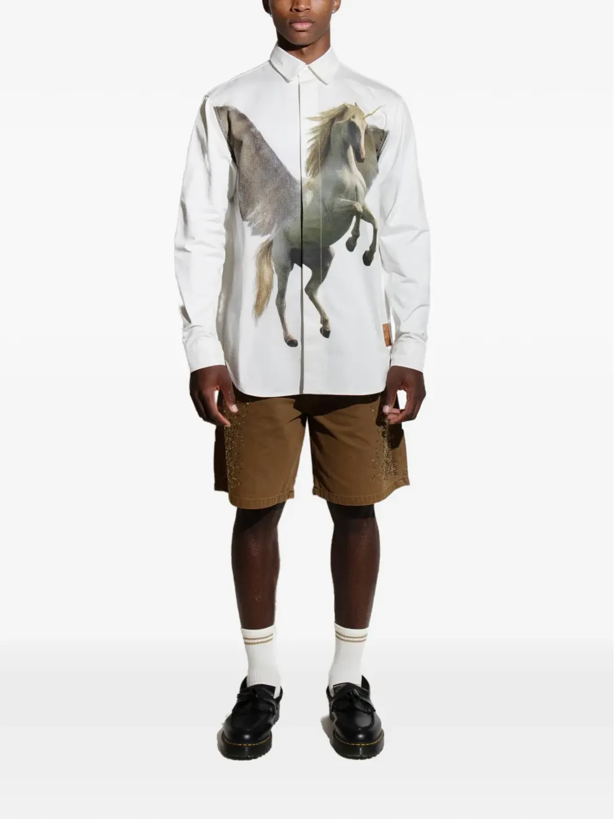GARCIAS ペガサス柄シャツ - White - 画像2