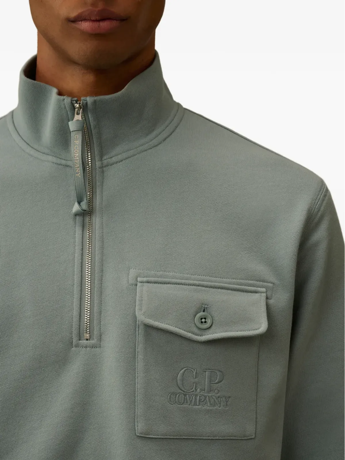 C.P. Company ジップファスナー付きチェストポケット スウェットシャツ - 画像5