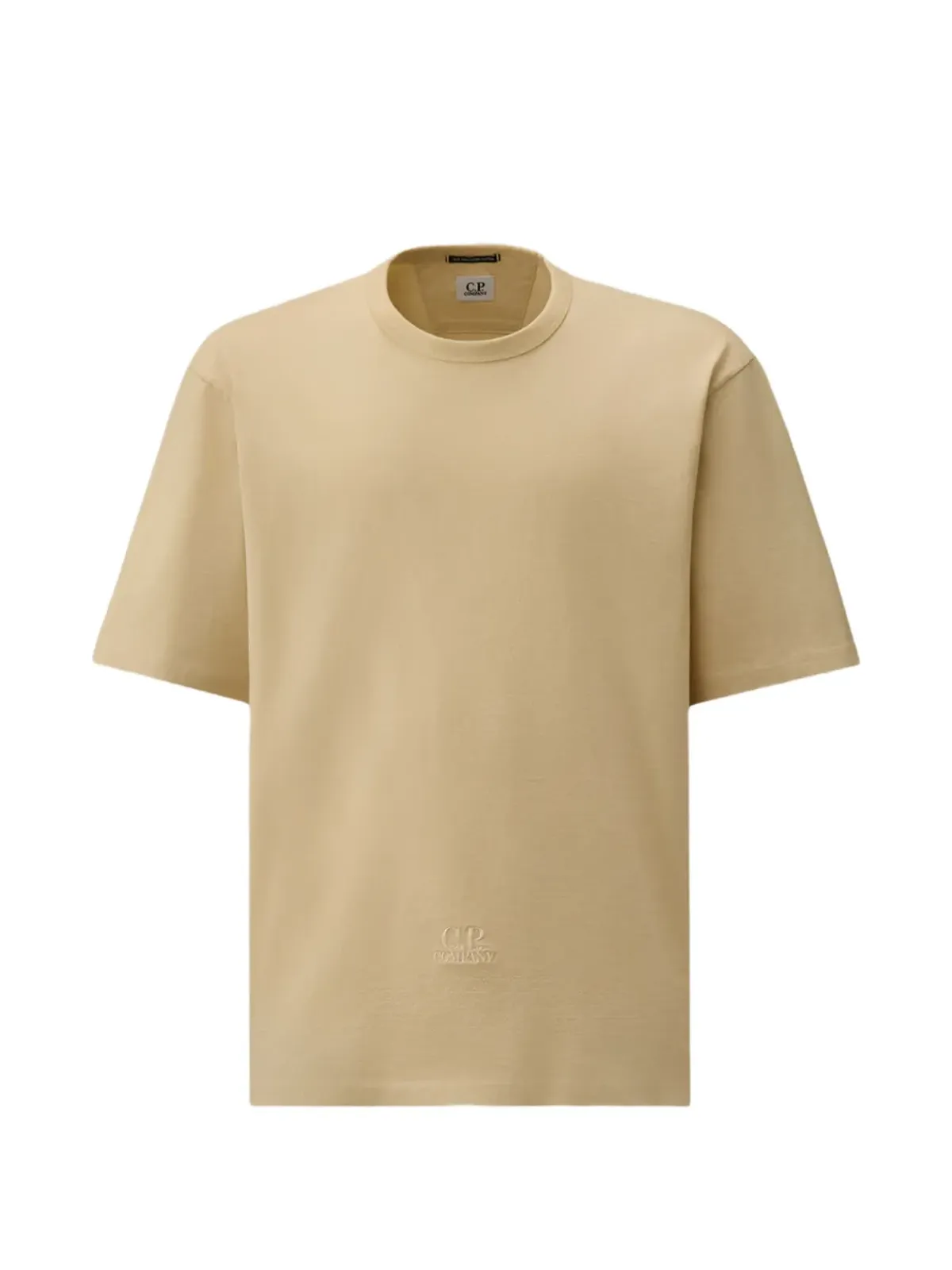 C.P. Company 半袖クルーネック Tシャツ - ベージュ - 画像1