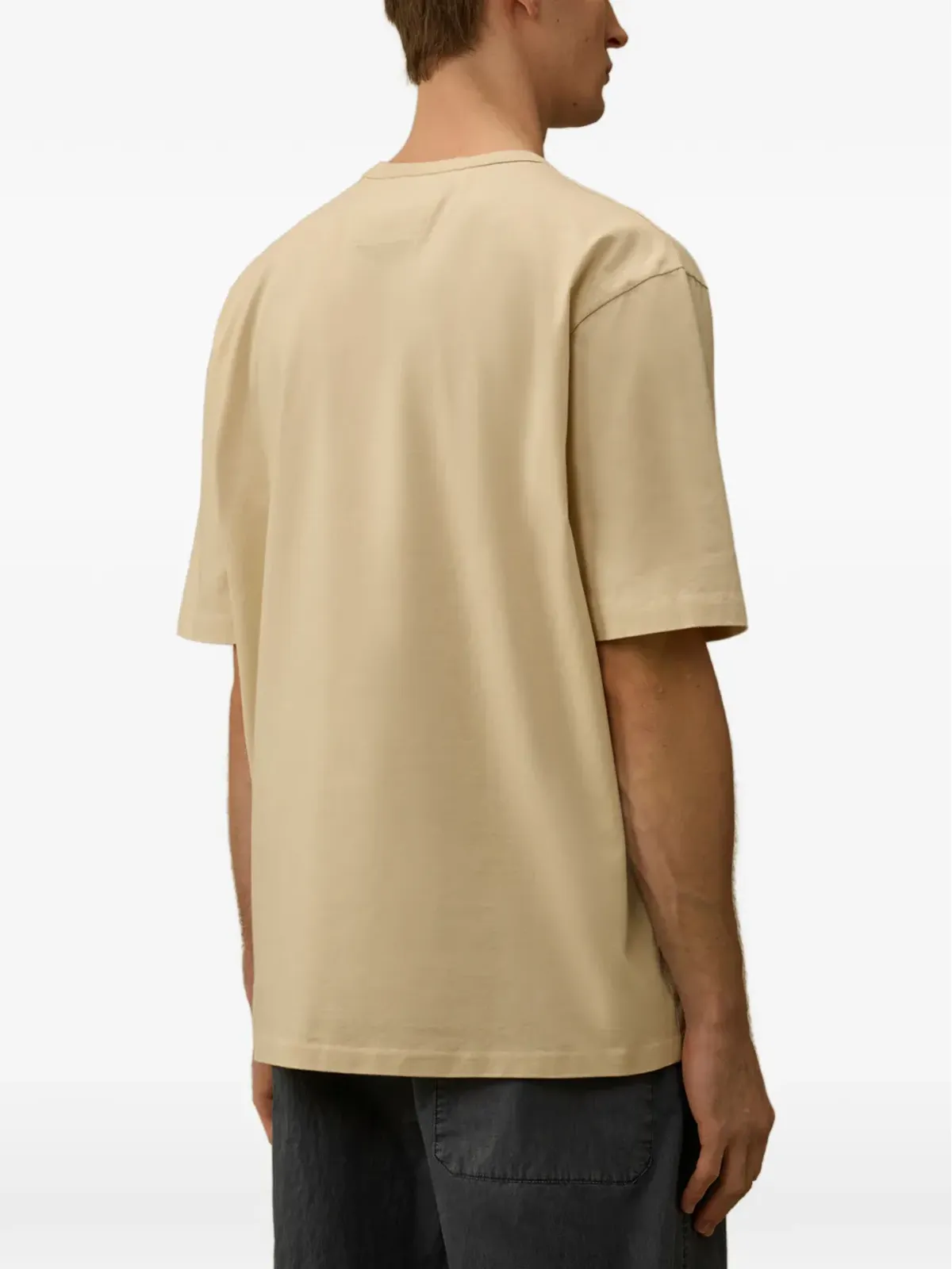 C.P. Company 半袖クルーネック Tシャツ - ベージュ - 画像4