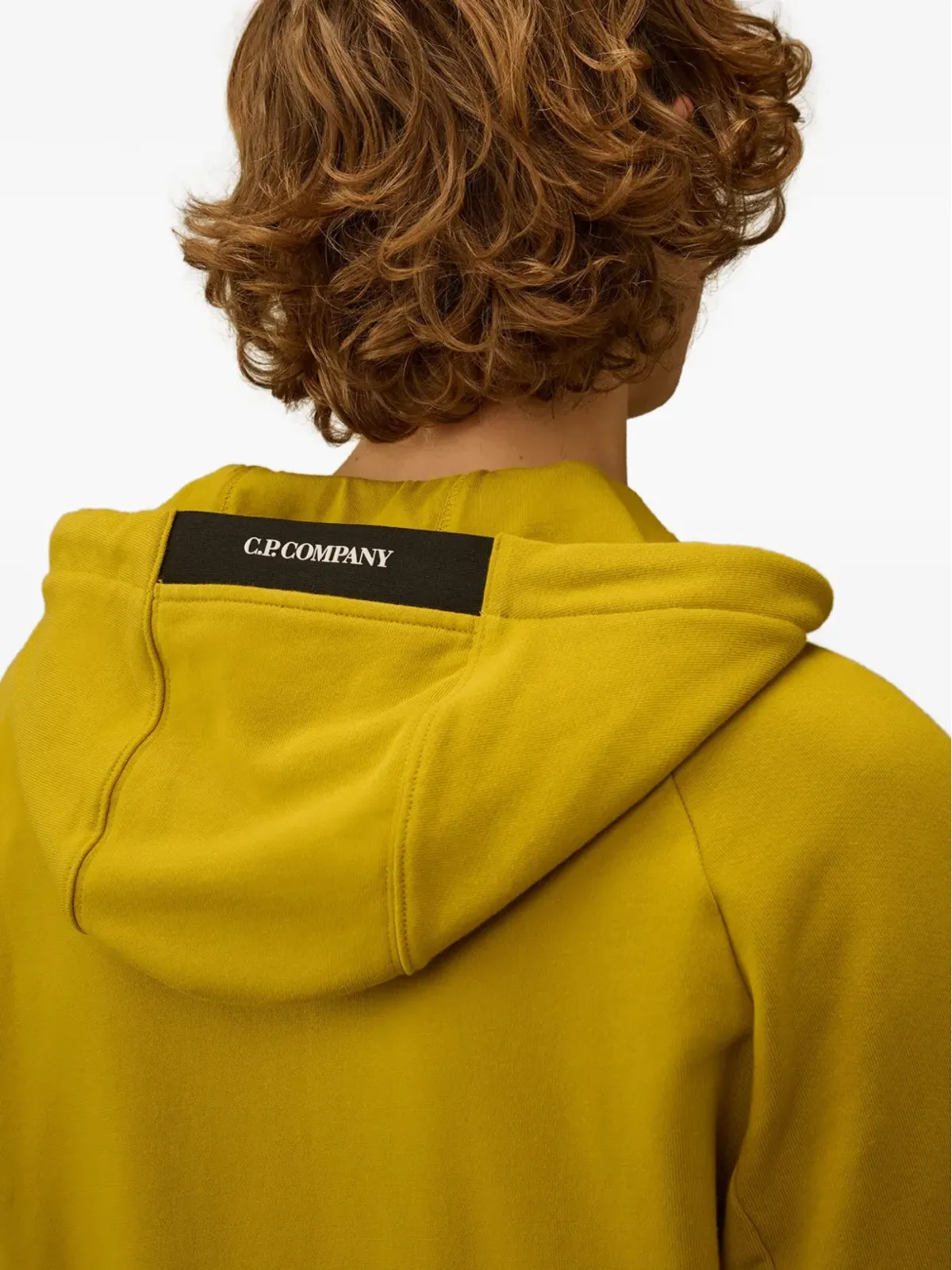 C.P. Company ロゴアップリケ付きジップアップフーディ - 画像5