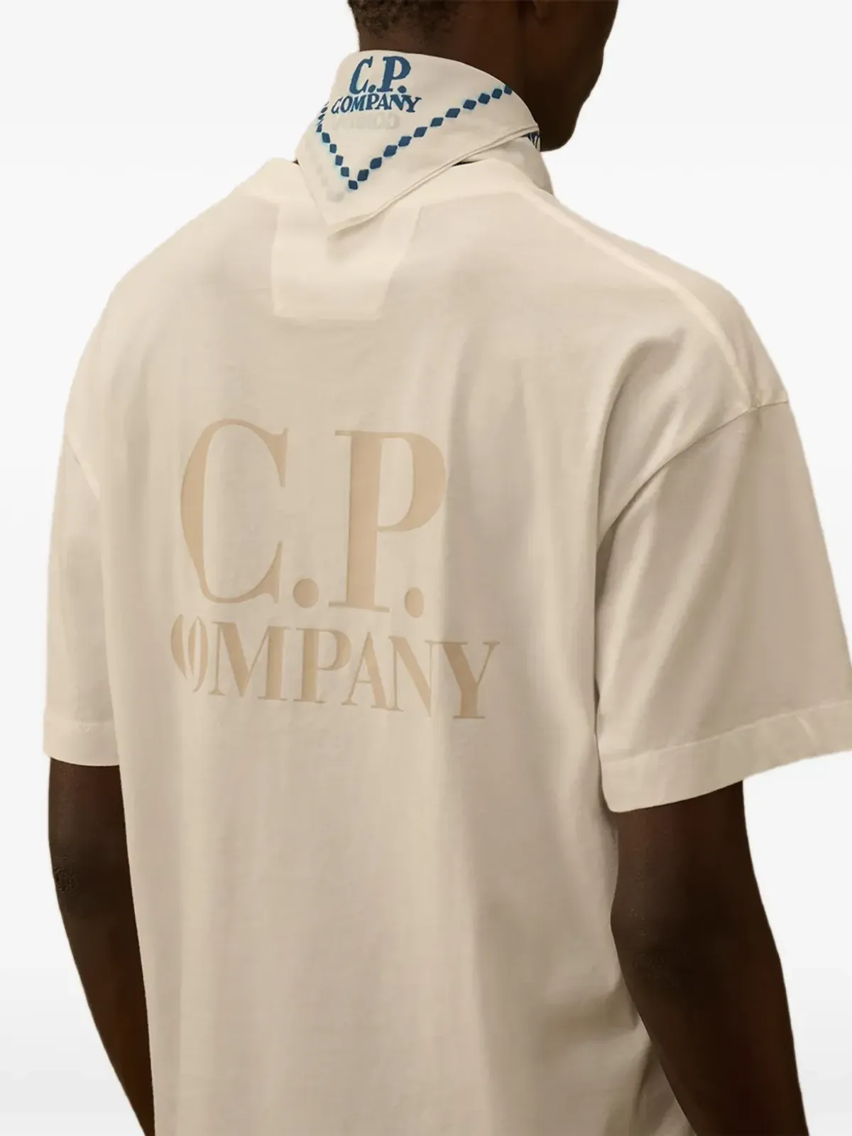 C.P. Company プリント柄スカーフ - ニュートラルカラー - 画像4
